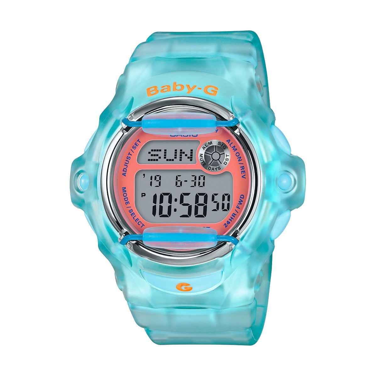 G-Shock Digital 'Neo Retro' Blue Watch