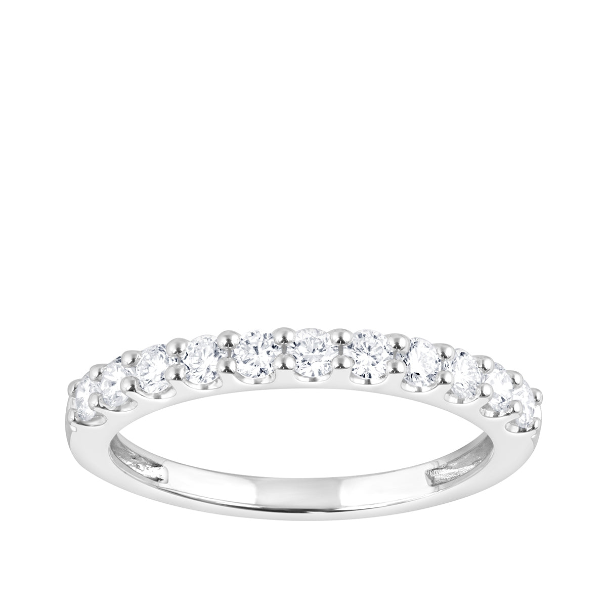 Adamante 1/2 ct. tw. Lab-Grown Diamond Anniversary Ring in 14K White Gold