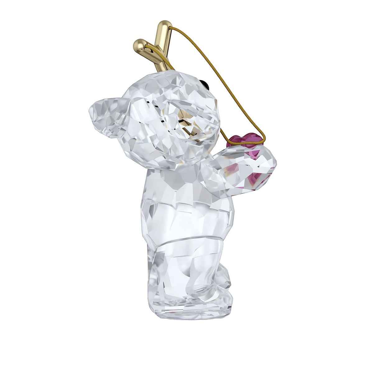 Swarovski Kris Bear Sending You Love Figurine side profile