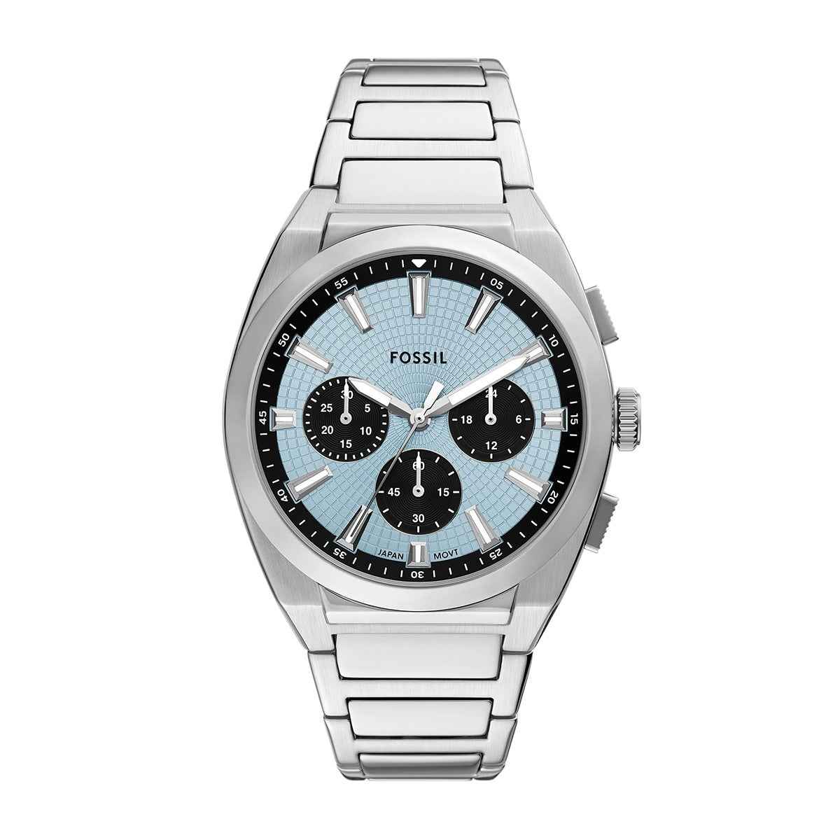 Fossil Men's Everett Quartz Stainless Steel Watch with Blue Dial (2)
