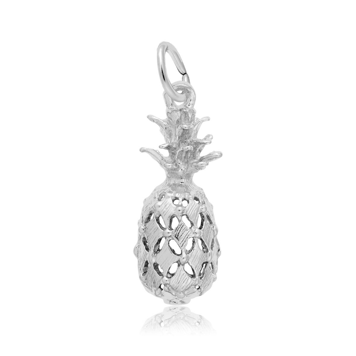 Pineapple Charm in Sterling Silver