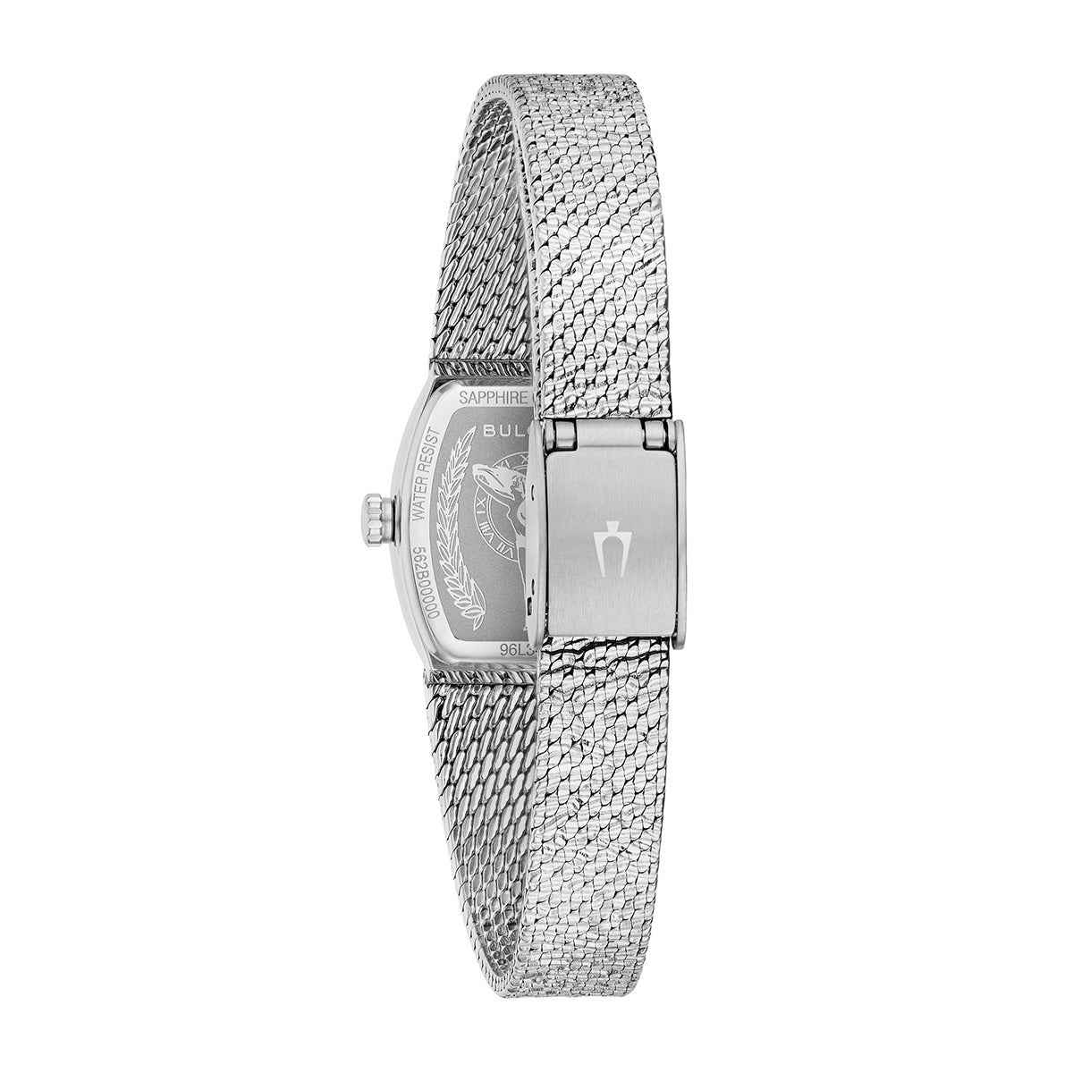 Bulova Ladies' Goddess of Time Quartz Stainless Steel Watch with Blue Dial