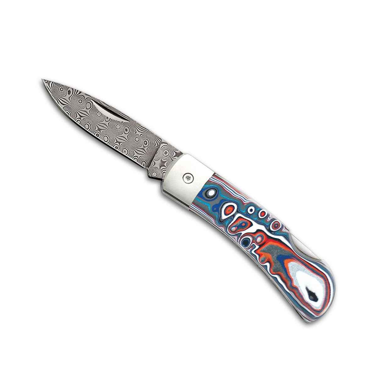 Santa Fe Stoneworks Damasus Steel 3-inch Lockback Pocket Knife