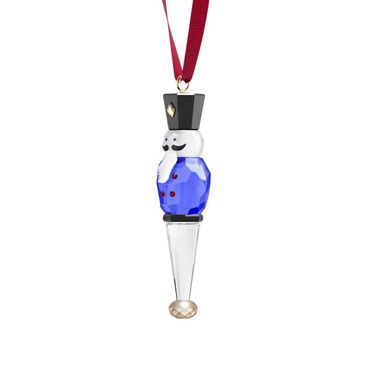 Swarovski Holiday Cheers Nutcracker Ornament front view
