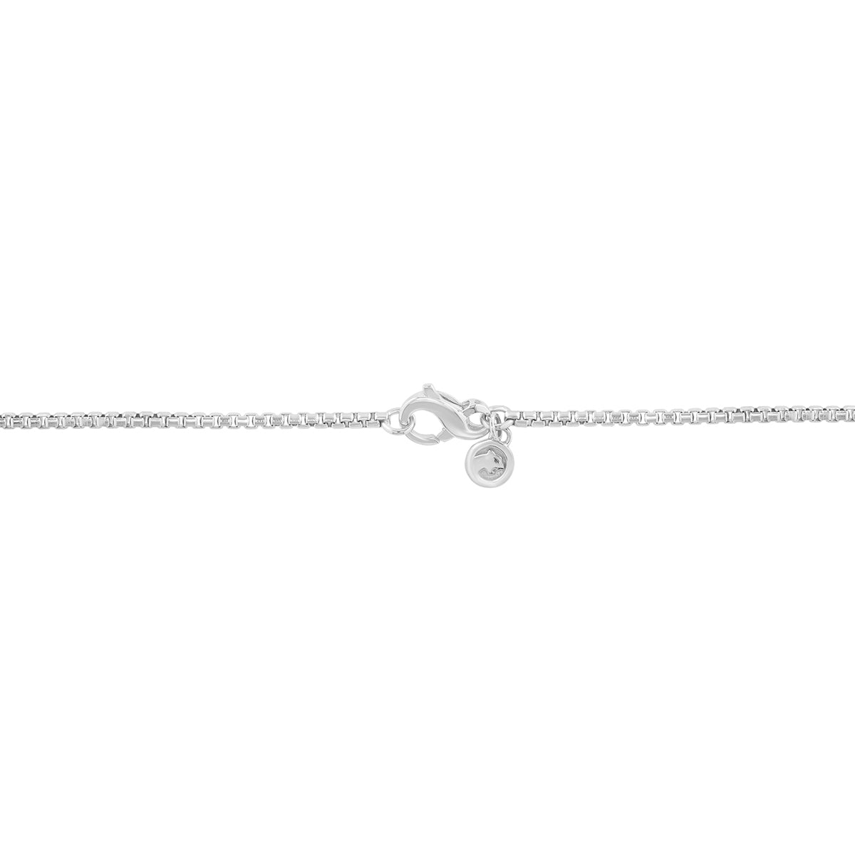 sterling silver men's EFFY American flag dog tag pendant with diamond accent, ruby and sapphire