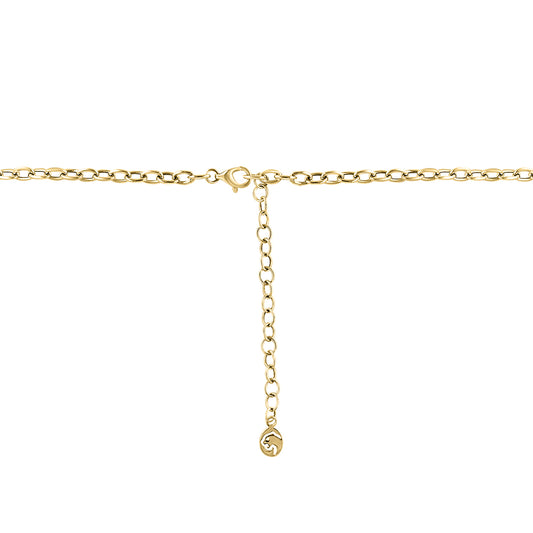 oval and round diamond effy station necklace