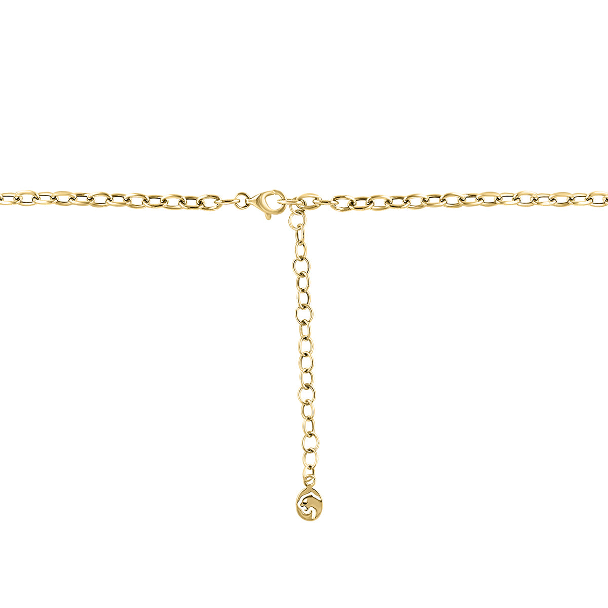 oval and round diamond effy station necklace
