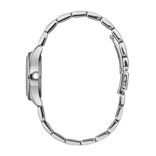 Caravelle Ladies' Sport Stainless Steel Watch with Silver Dial front view