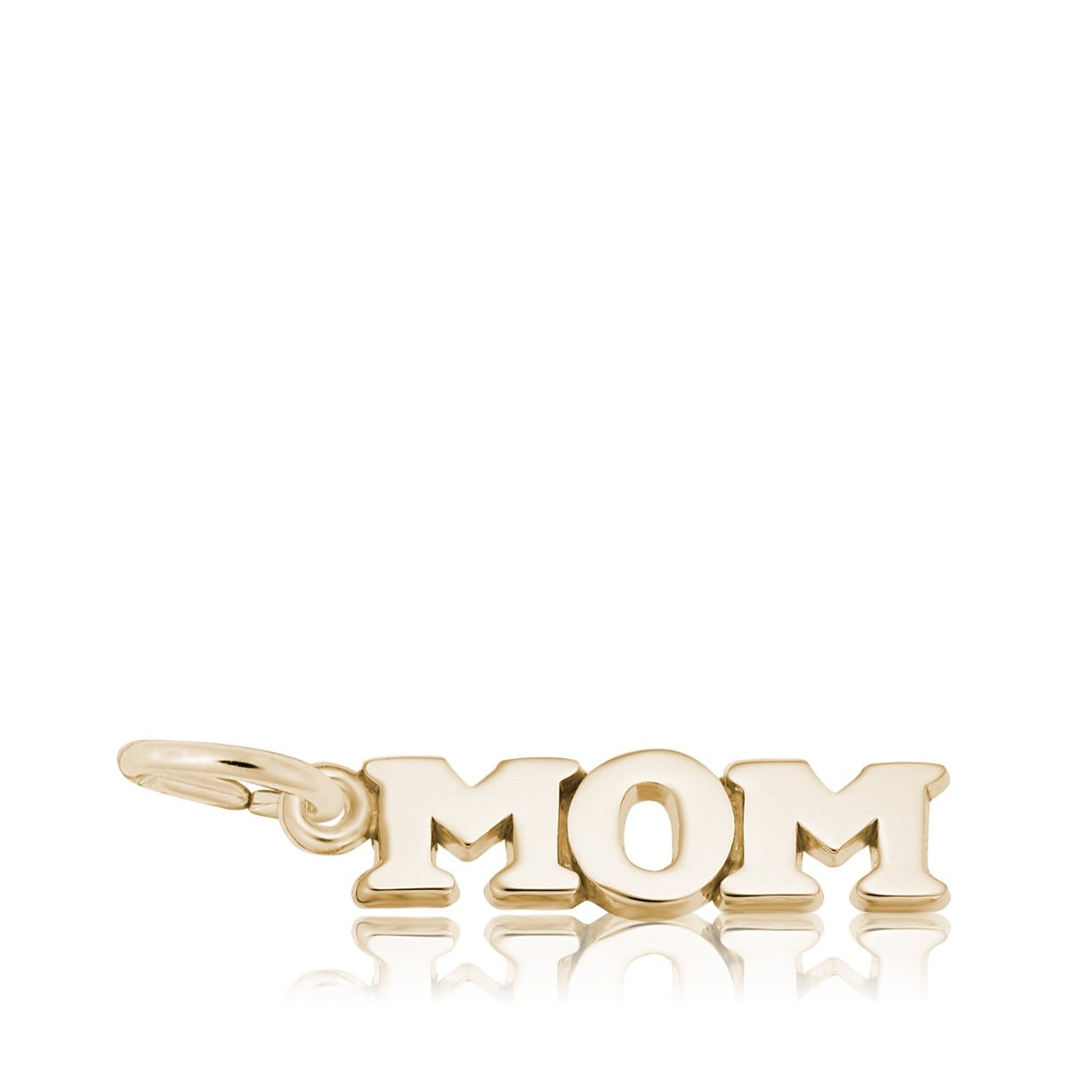 Mom Charm in 14K Yellow Gold