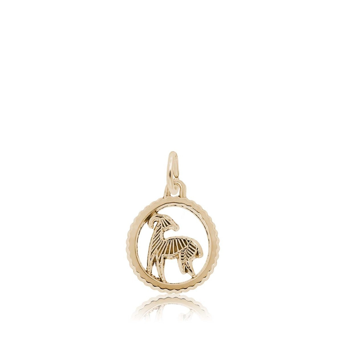 Aries Charm in 14K Yellow Gold