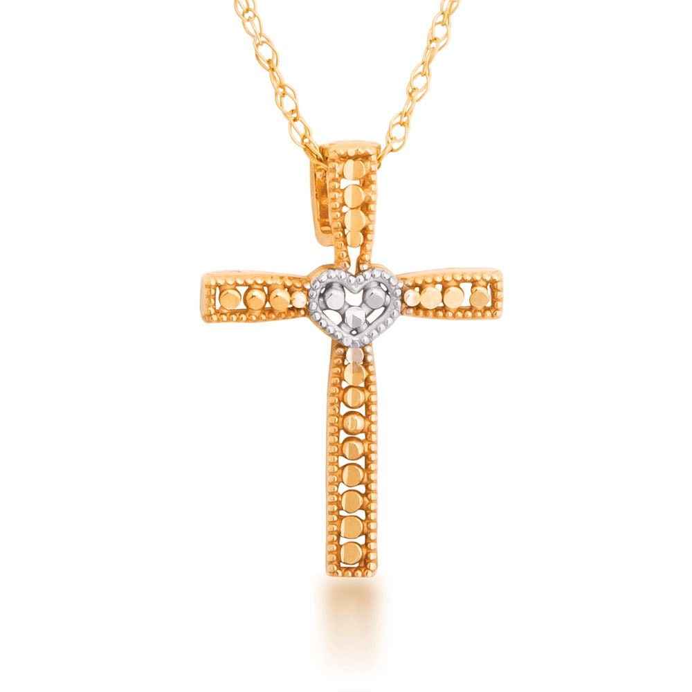 Yellow Gold Cross Pendant