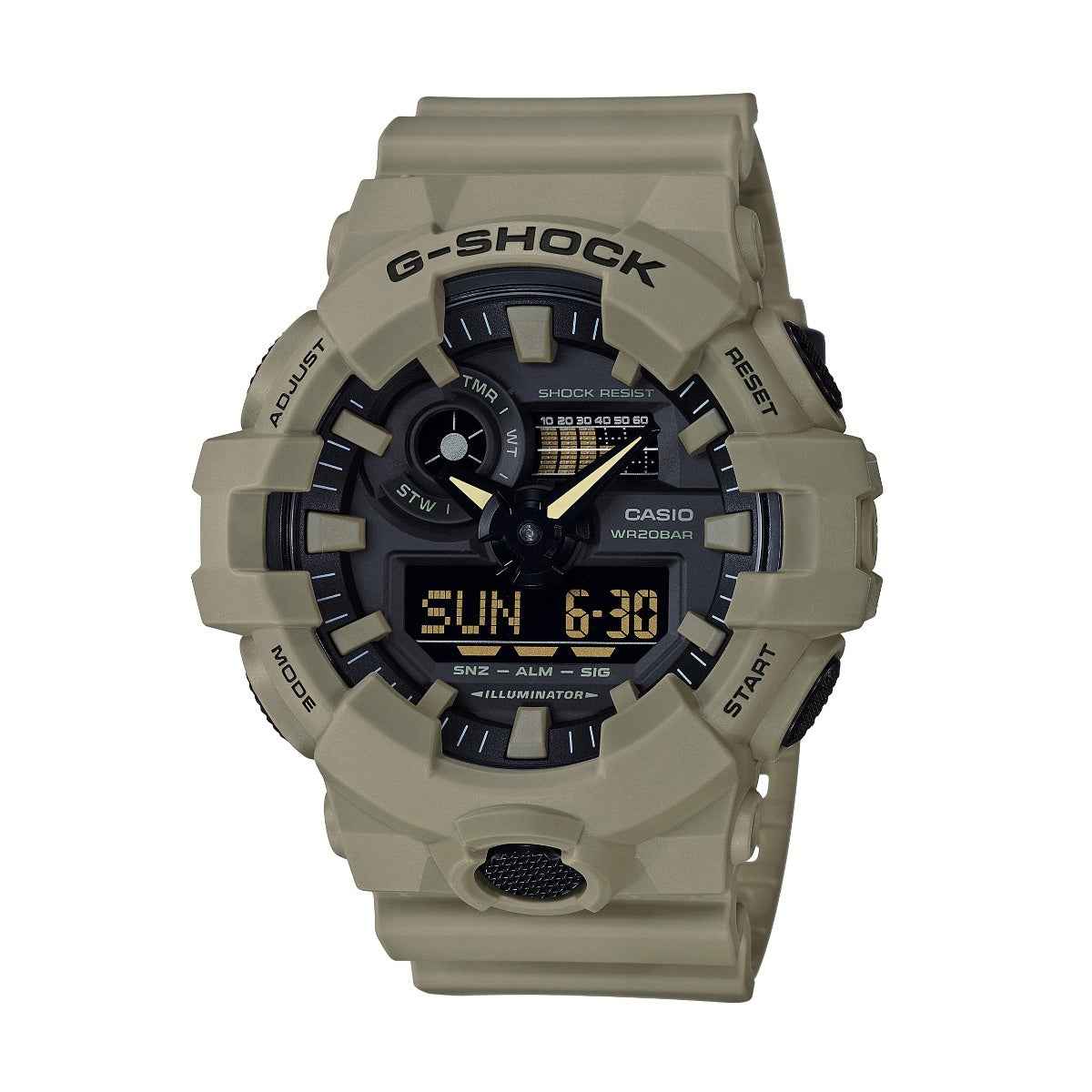 G-Shock Men's Super Illuminator Military Brown Watch