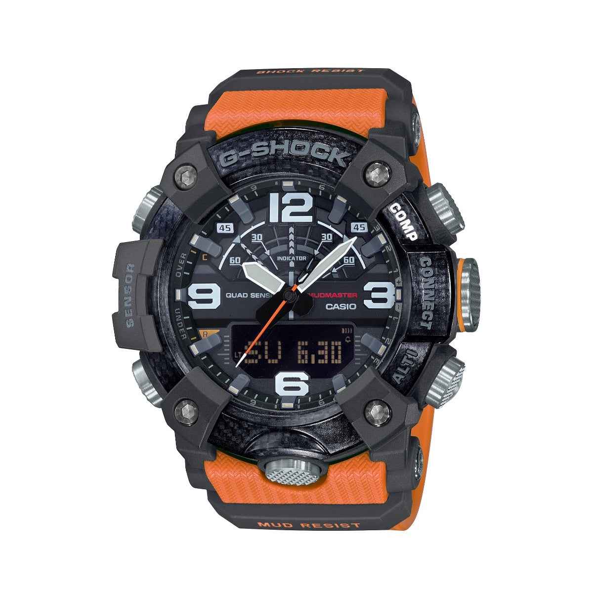 G-Shock Men's Mudmaster Black and Orange Watch