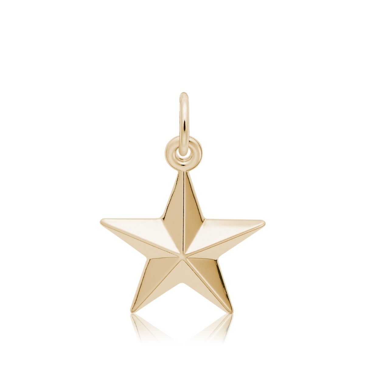 Star Charm in 14K Yellow Gold