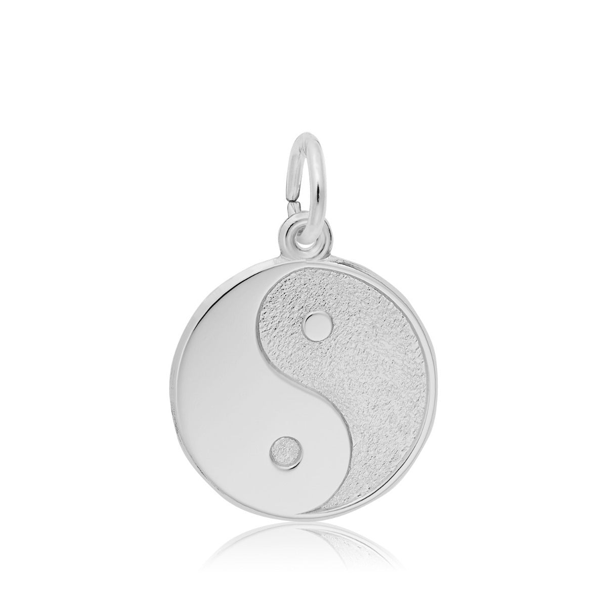 Yin Yang Charm in Sterling Silver
