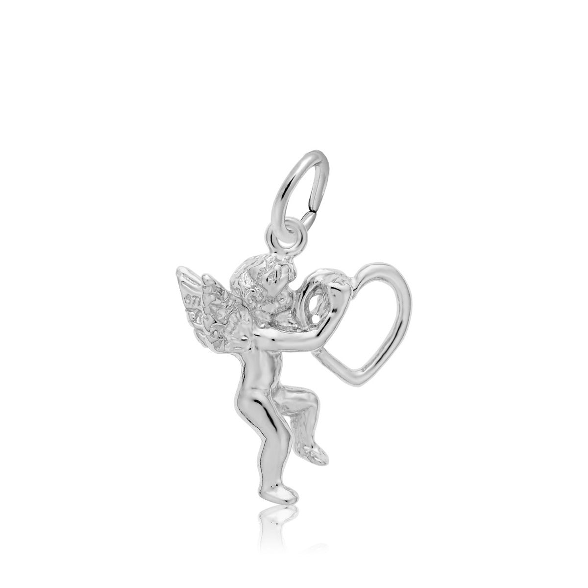 Love Angel Charm in Sterling Silver