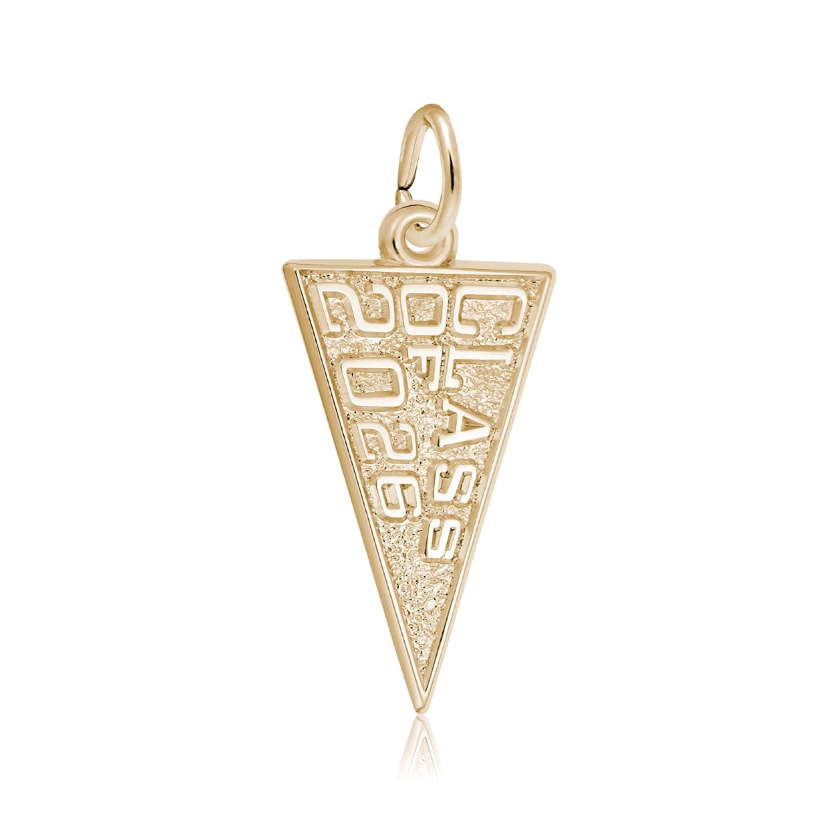 Class of 2026 Pennant Charm in 14K Yellow Gold