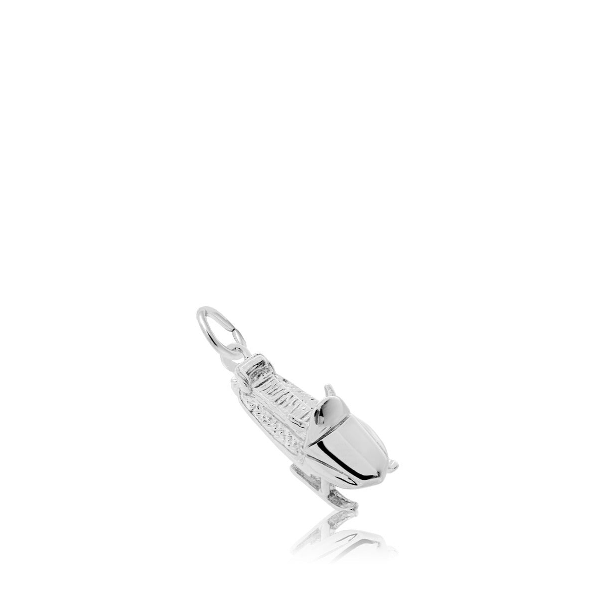 Snowmobile Charm in Sterling Silver
