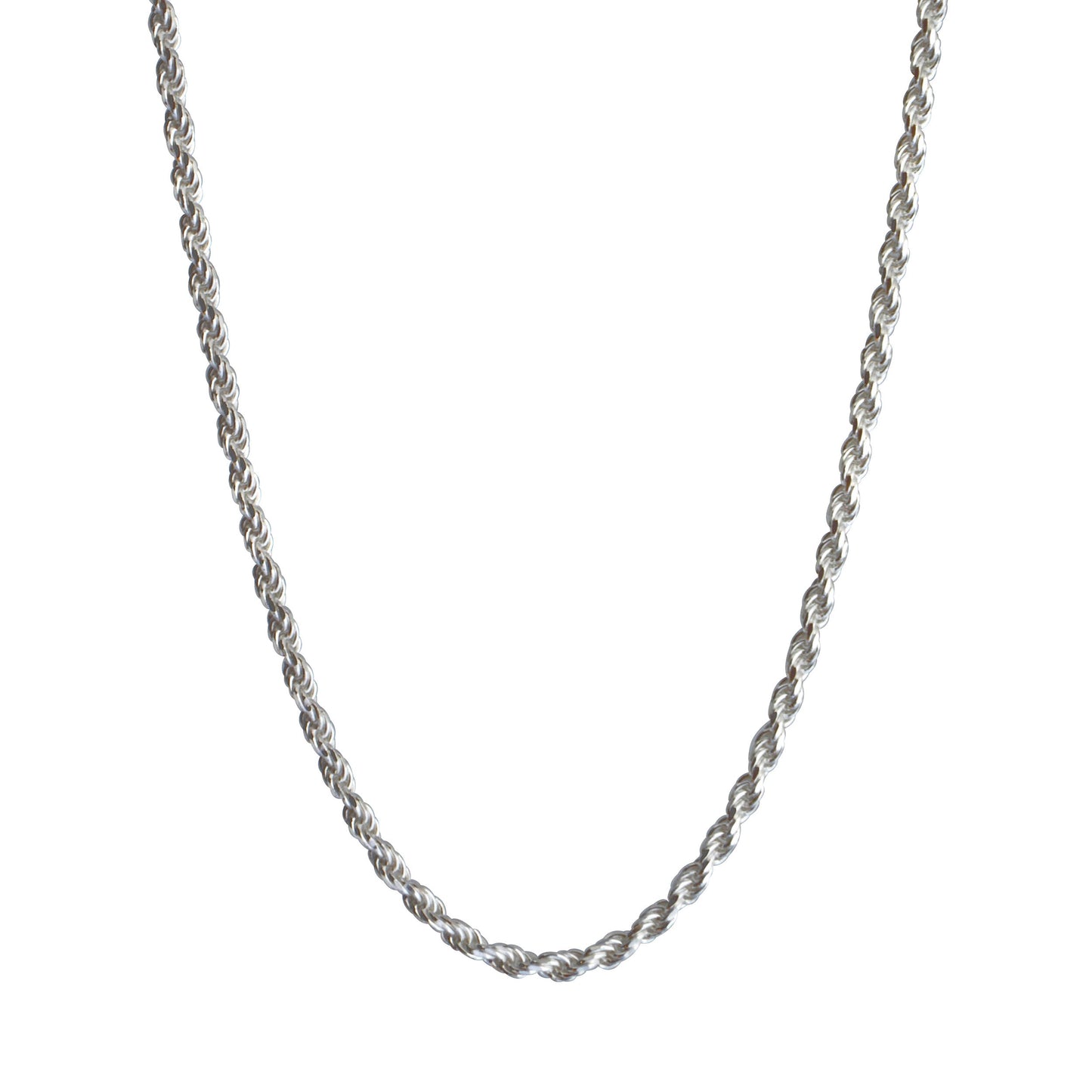 3.5MM 24-inch Rope Chain in Sterling Silver