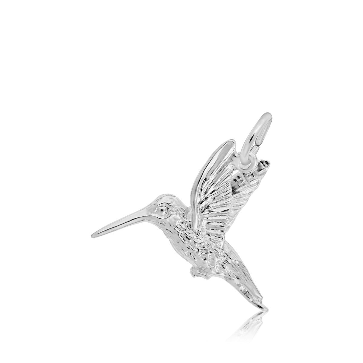 Hummingbird Charm in Sterling Silver