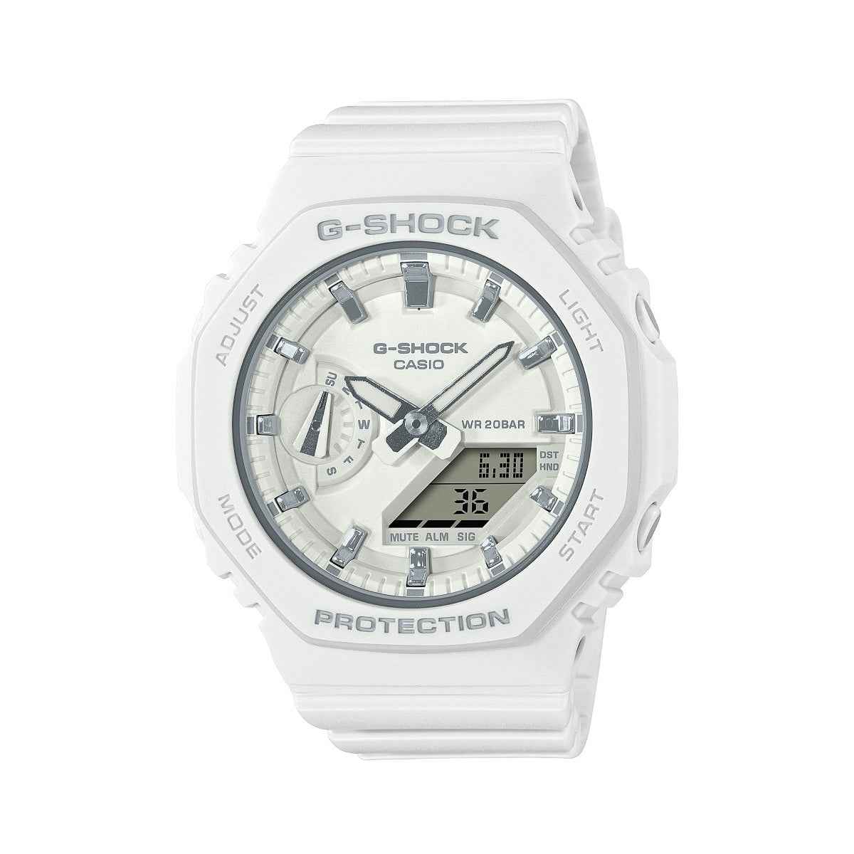 G-Shock Ladies' Octo Square White Watch