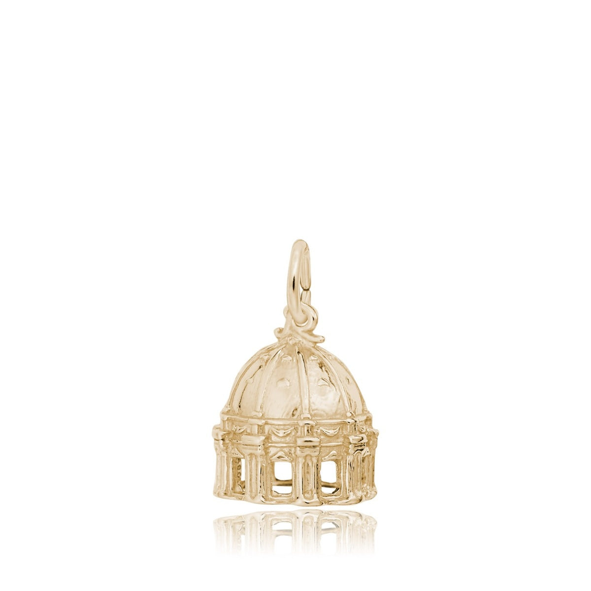 St. Peter’s Basilica Cupola Charm in 14K Yellow Gold