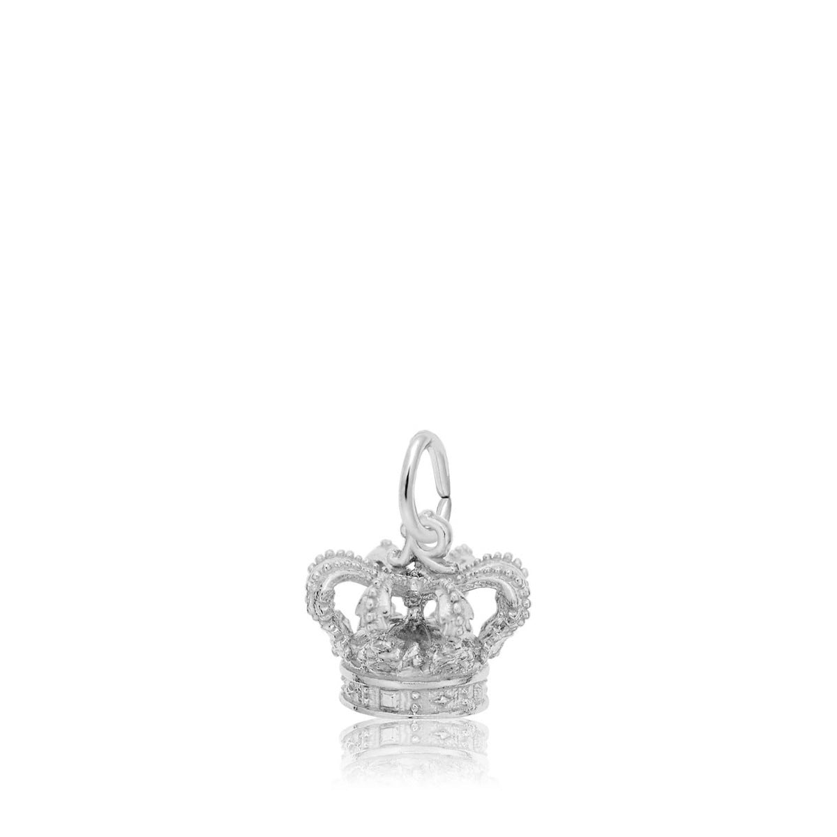 Royal Crown Charm in Sterling Silver