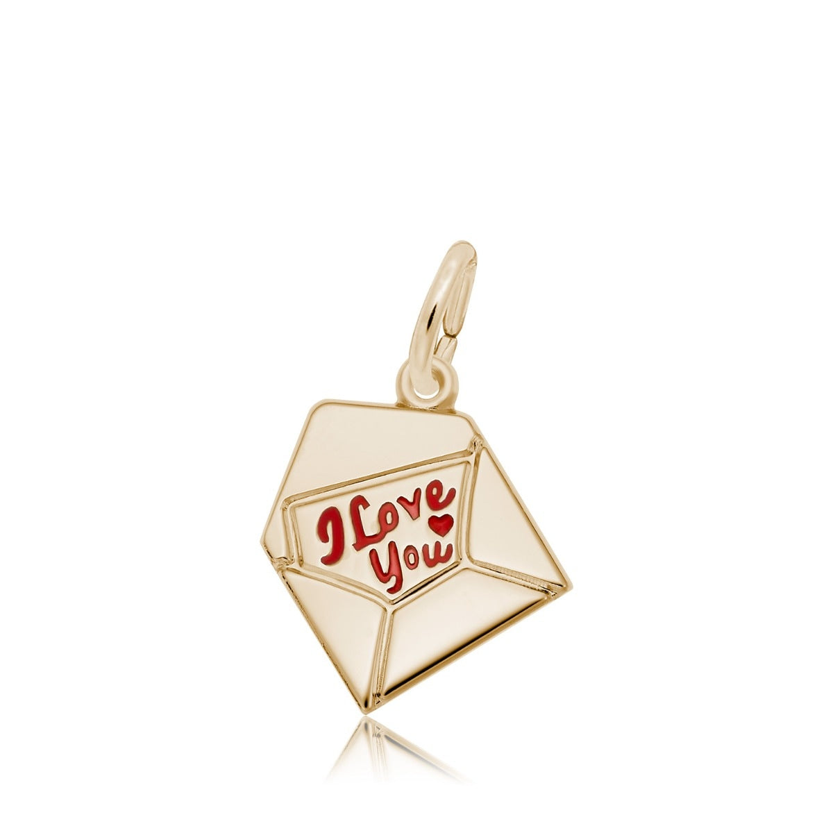 Love Letter Charm in 14K Yellow Gold