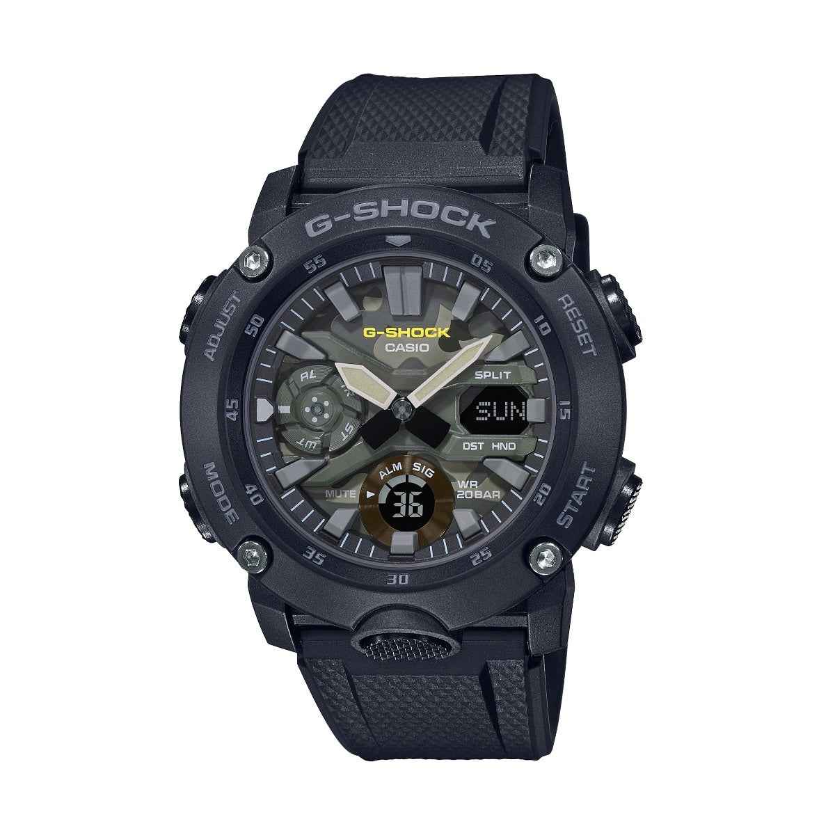 G-Shock Men's Street Utility Military Camo Dial Black Watch