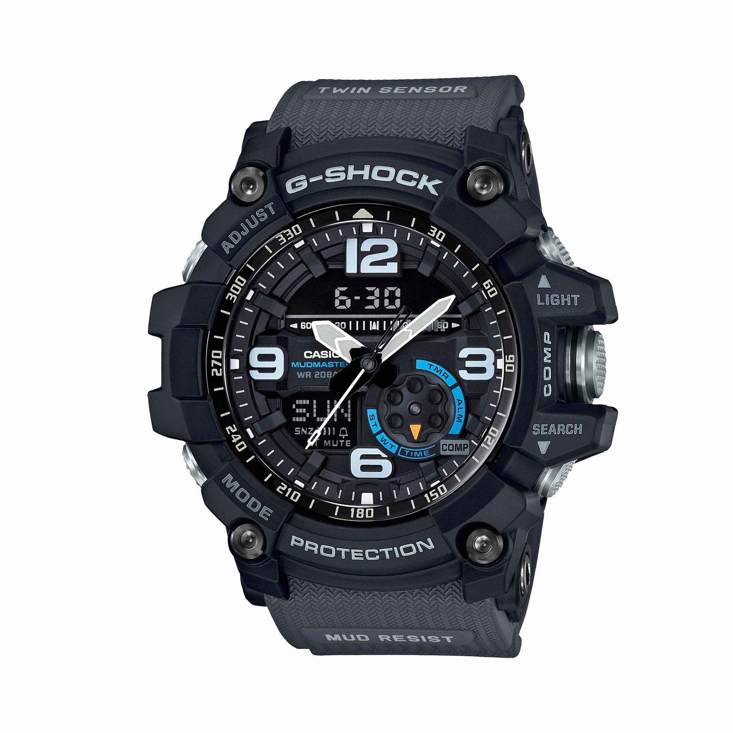 G-Shock Men's Master of G Mudmaster Analog-Digital Watch with Black Dial and Resin Band