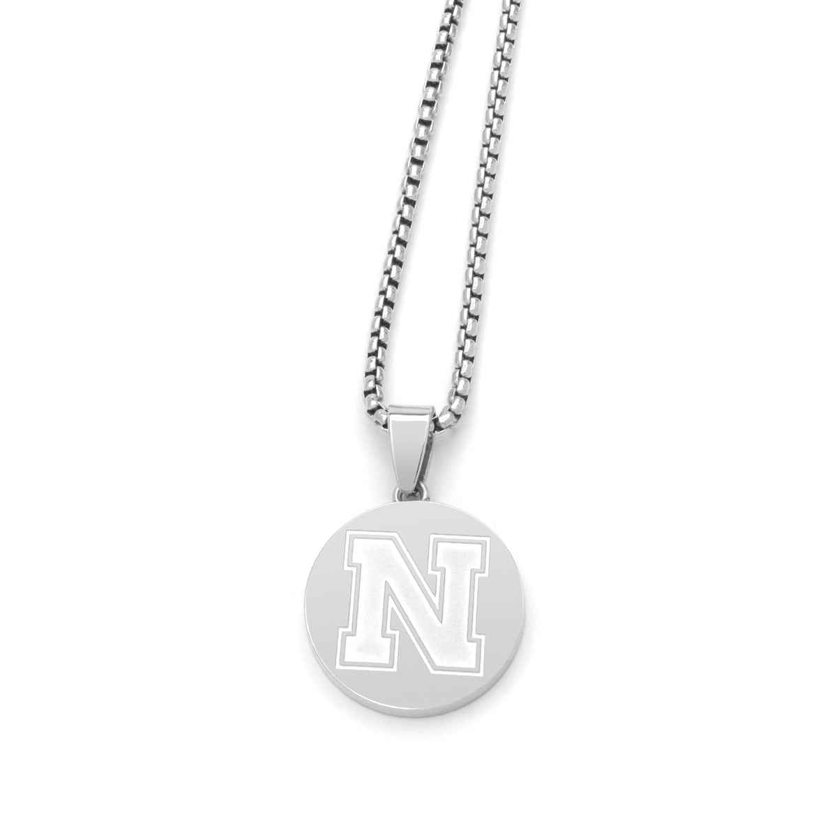 Collegiate Collection Men's Nebraska Pendant in Stainless Steel