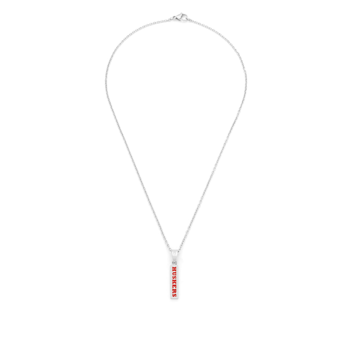 red Nebraska bar pendant diamond accent alt
