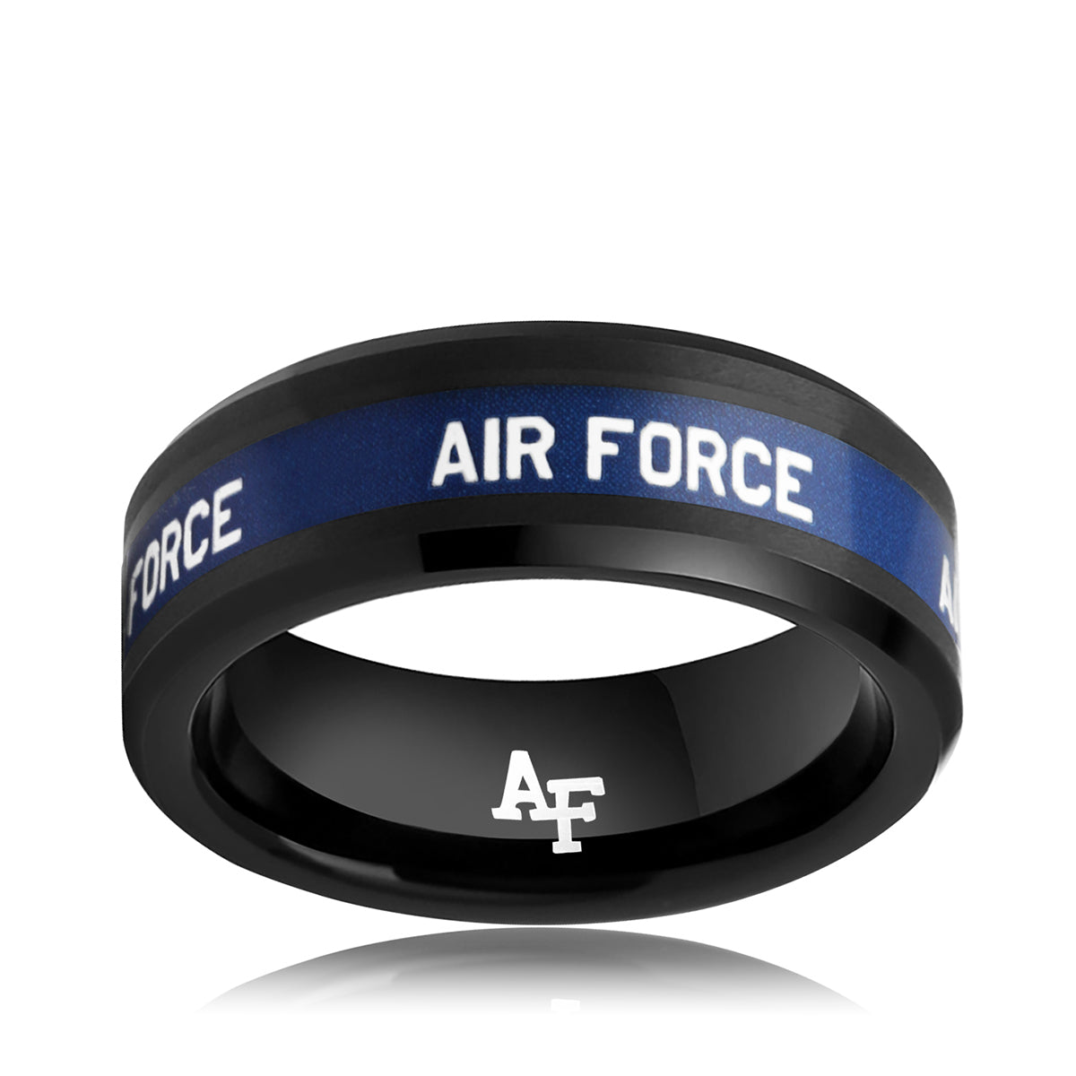 blue air force ring
