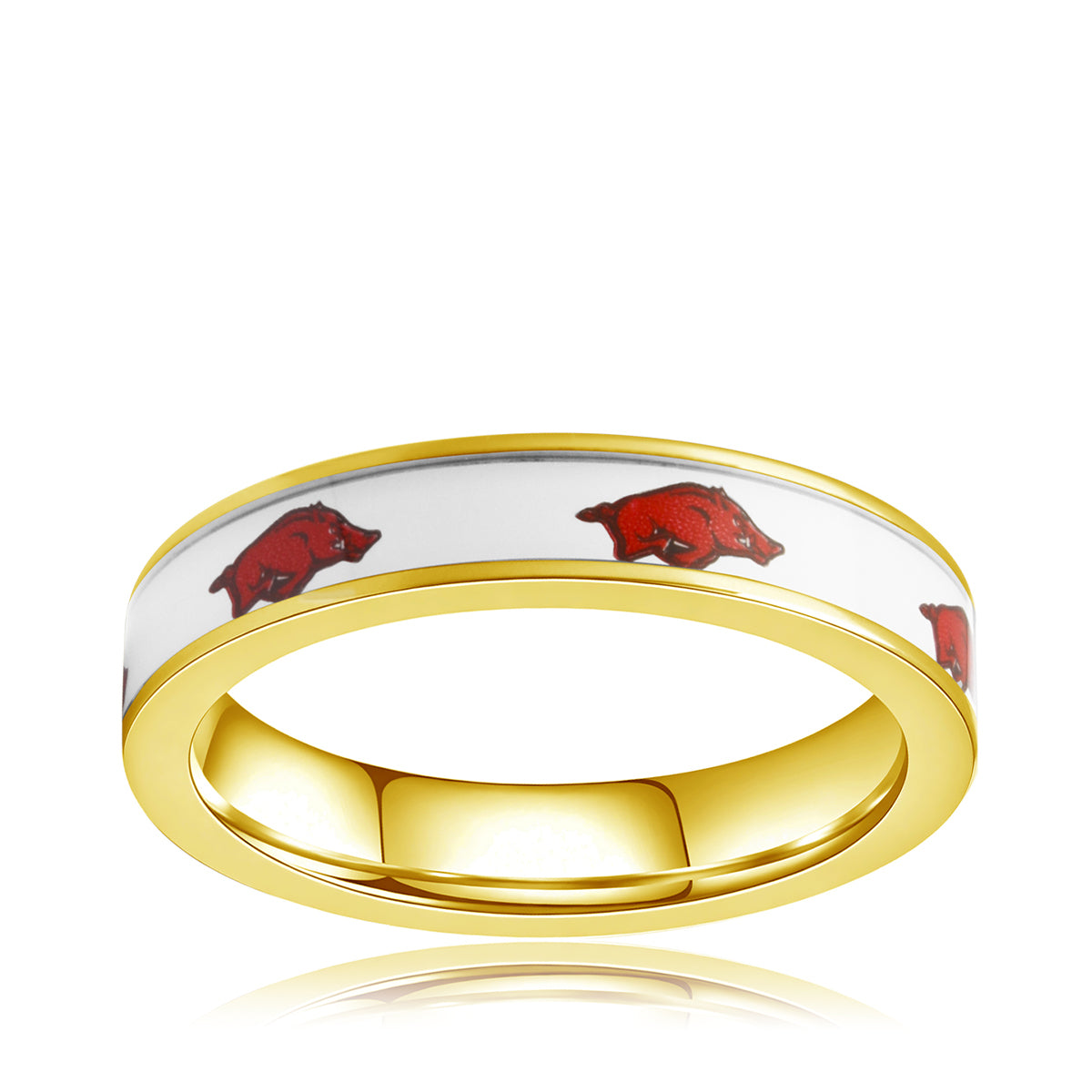Arkansas razorbacks gold ring