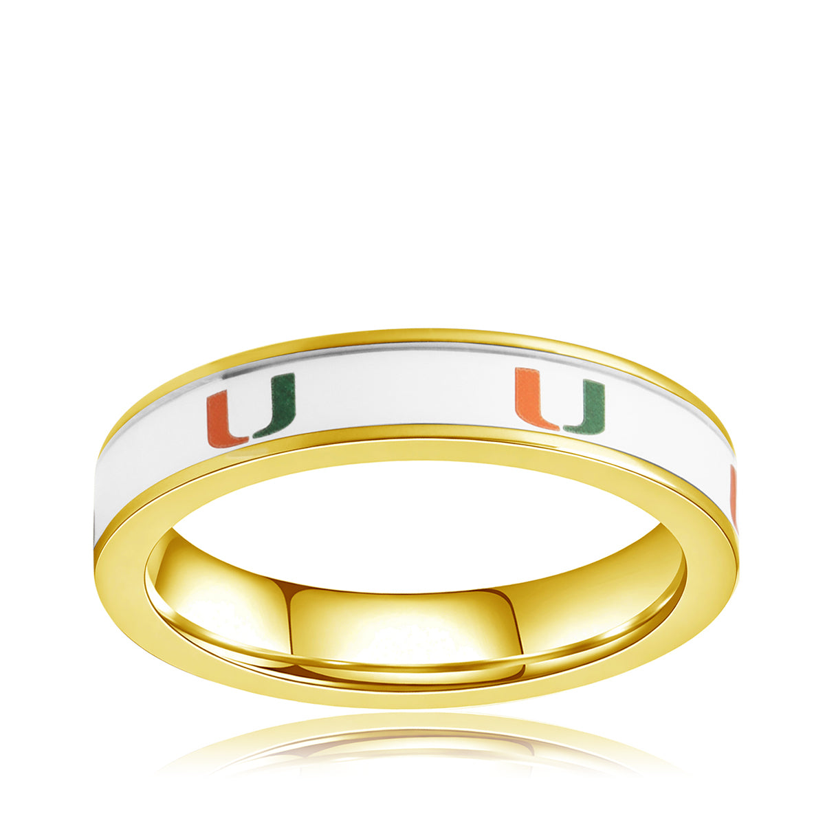 Miami hurricanes gold ring