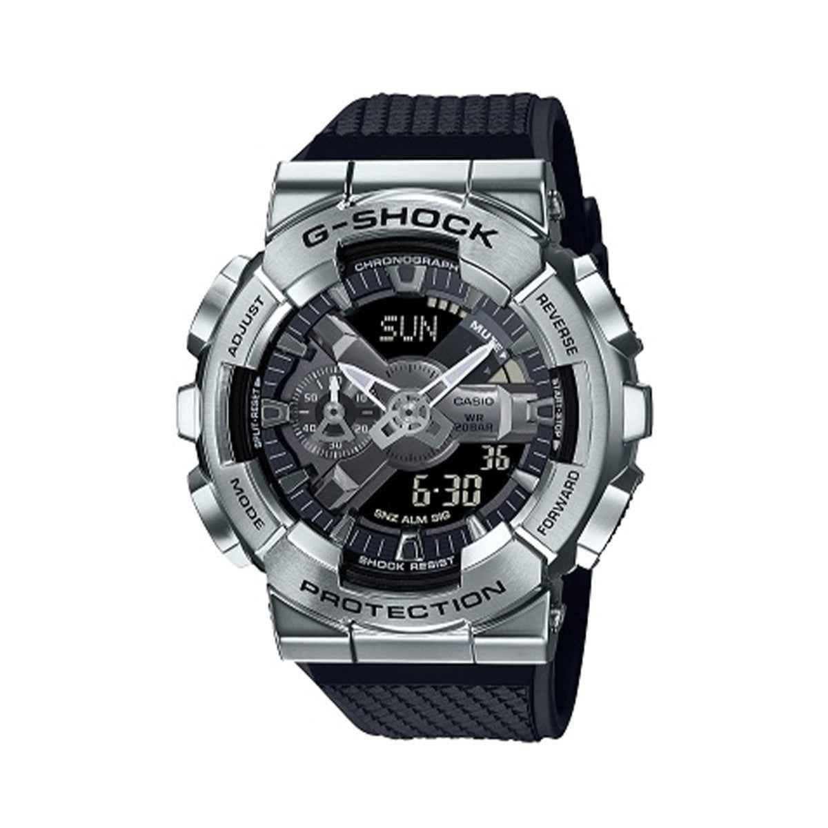 G-Shock Men's Metal Bezel Black Watch