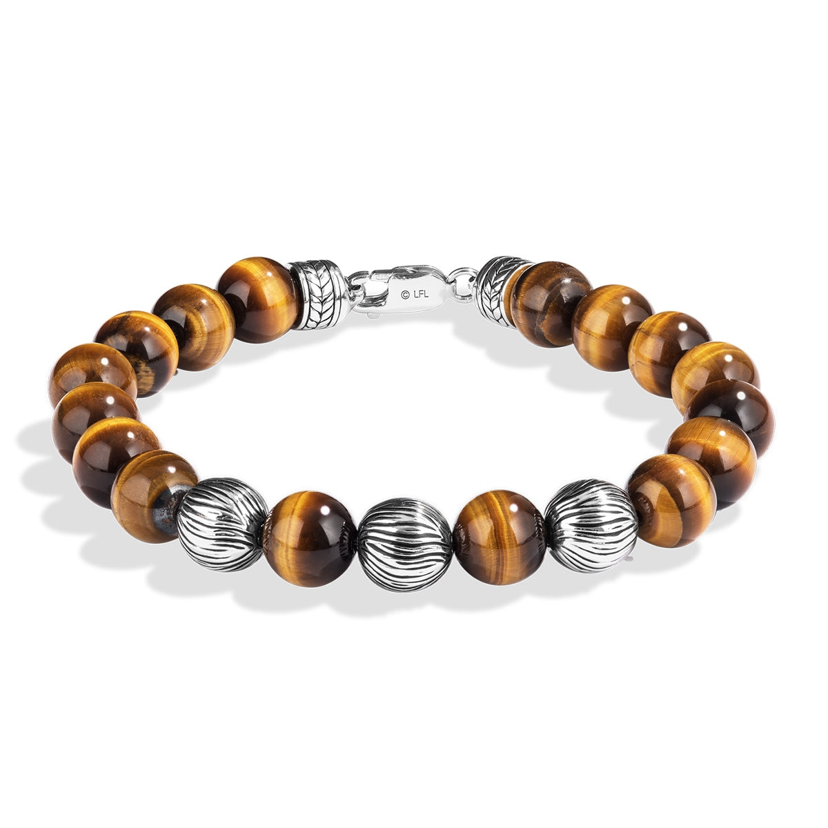 Star Wars The Wookie Tiger's Eye Shamballa Bracelet in Sterling Silver