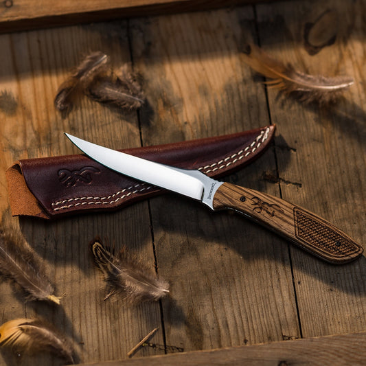 Browning Featherweight Classic Hunting Knife close-up detail