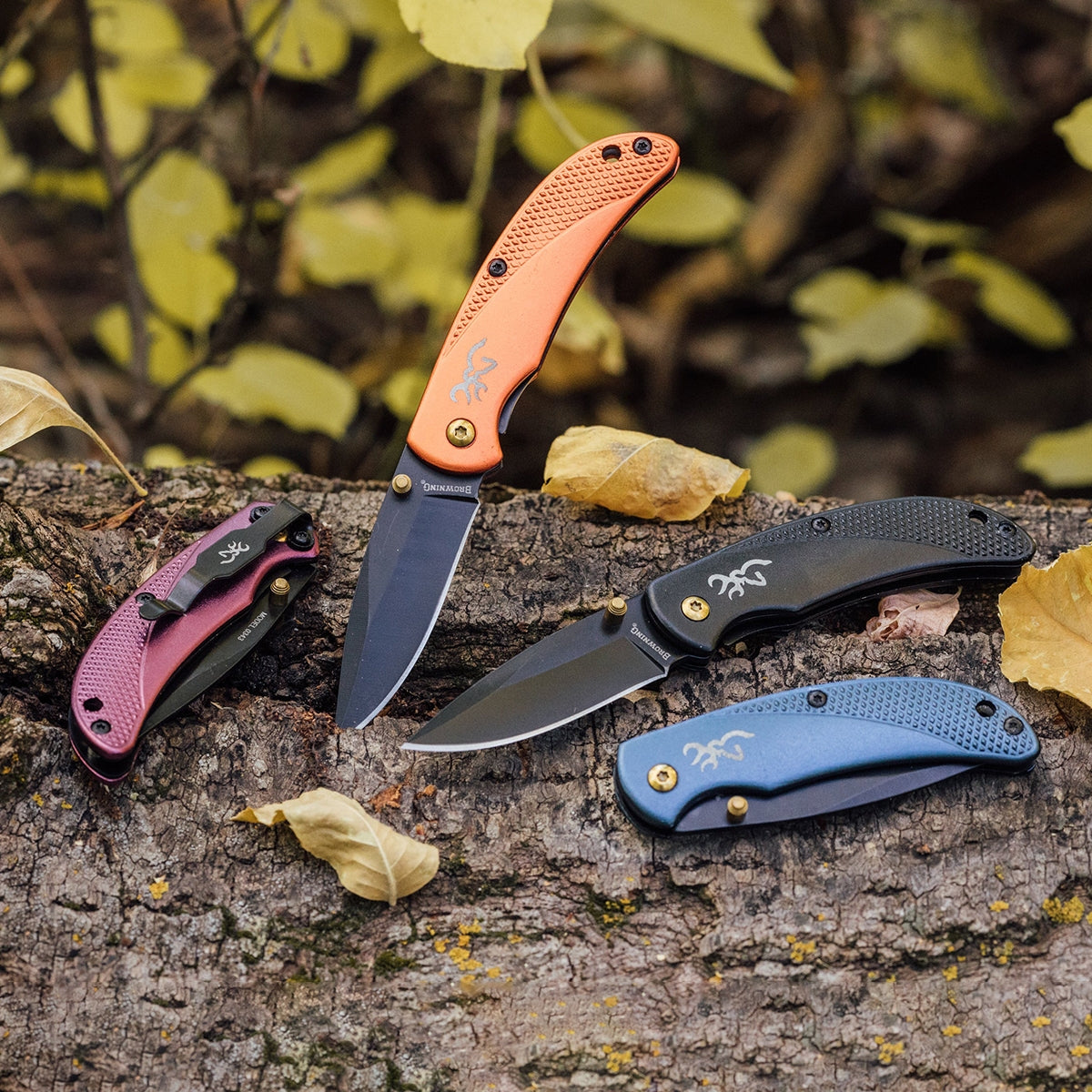 Browning Prism 3 Blue Folding Knife side profile