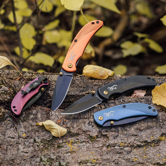 Browning Prism 3 Blue Folding Knife side profile