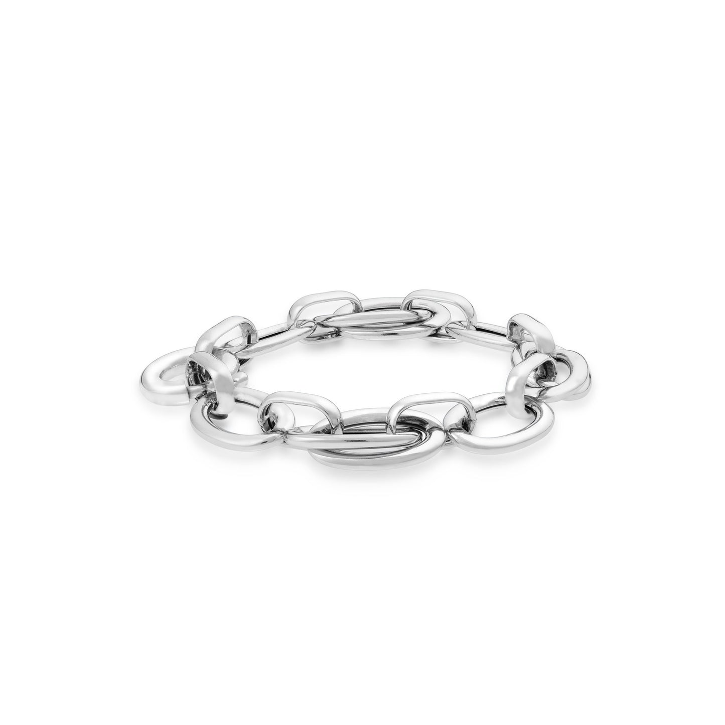 7.5-inch Chunky Chain Link Bracelet in Sterling Silver