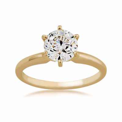 1CT A Quality Round Brilliant Diamond Solitaire Engagement Ring - S 1400DN