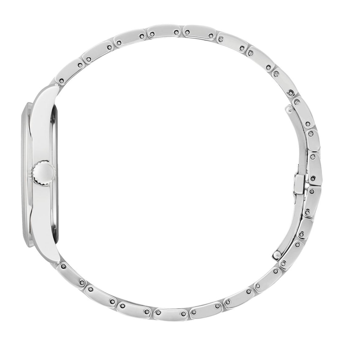 Citizen Ladies' Arezzo Stainless Steel Watch with Silver Dial front view