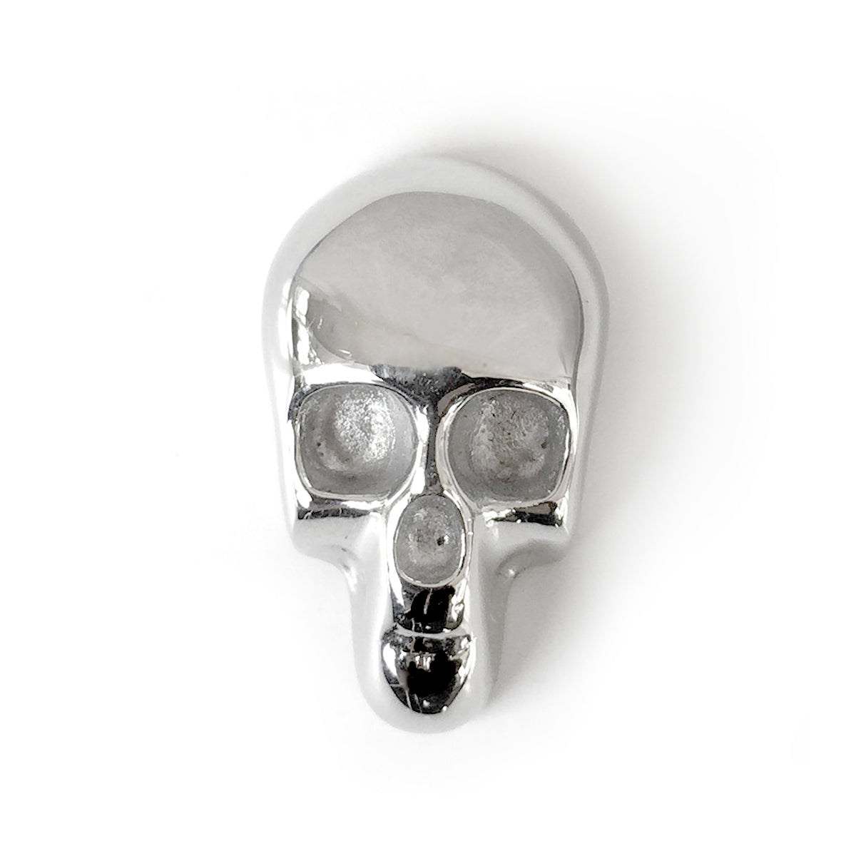 M-Clip Polished Skull Pin
