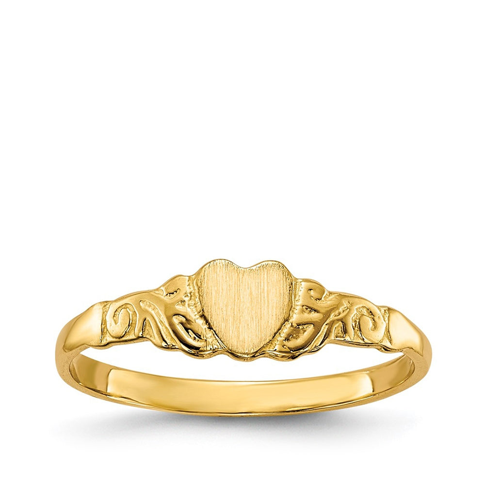 Children's Heart Ring in 14K Yellow Gold
