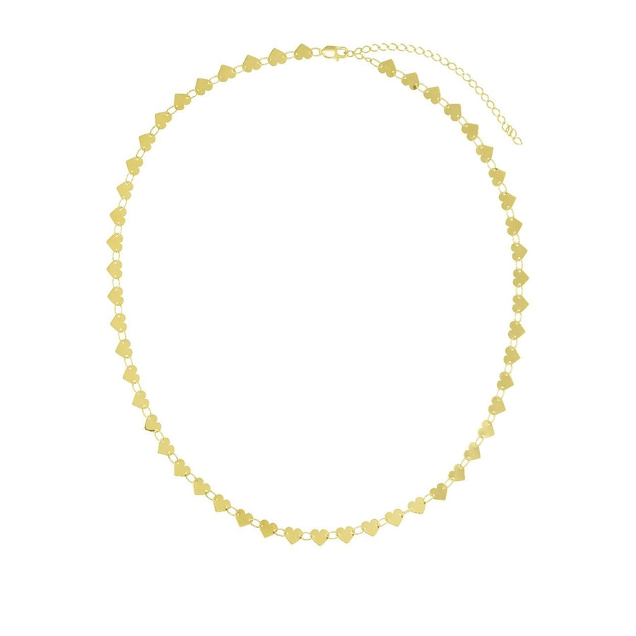 Heart Necklace in 14K Yellow Gold