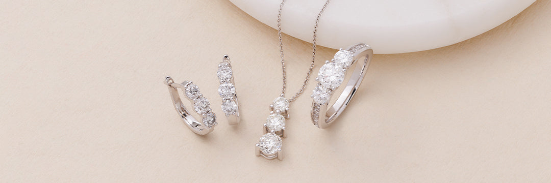 3-Stone collection at Riddle's Jewelry