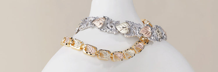 Bracelets Black Hills Gold collection at Riddle's Jewelry
