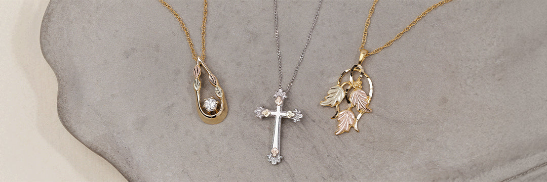 Necklaces Black Hills Gold collection at Riddle's Jewelry