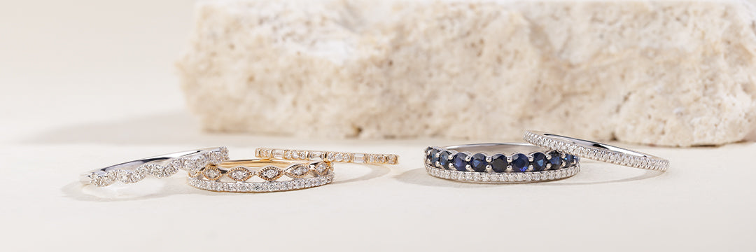 Stackable Rings collection at Riddle's Jewelry